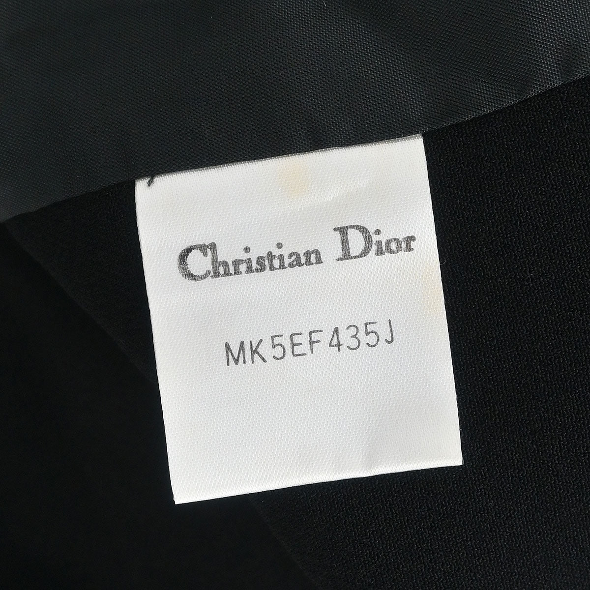 Christian Dior Collarless Jacket Black #36–38
