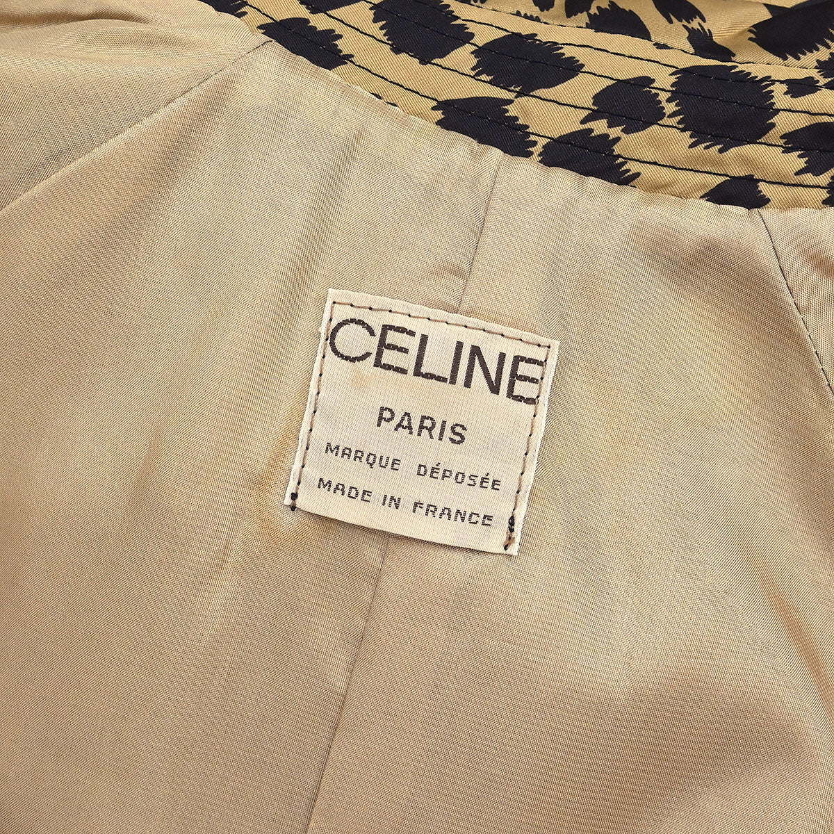 Celine Coat Leopard Brown