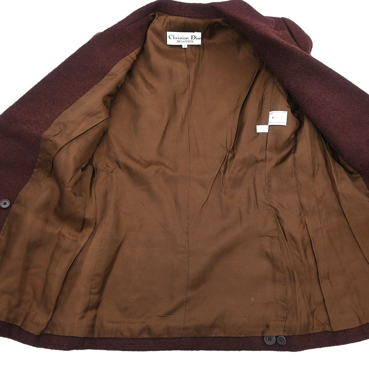 Christian Dior Double Breasted Jacket Brown #S