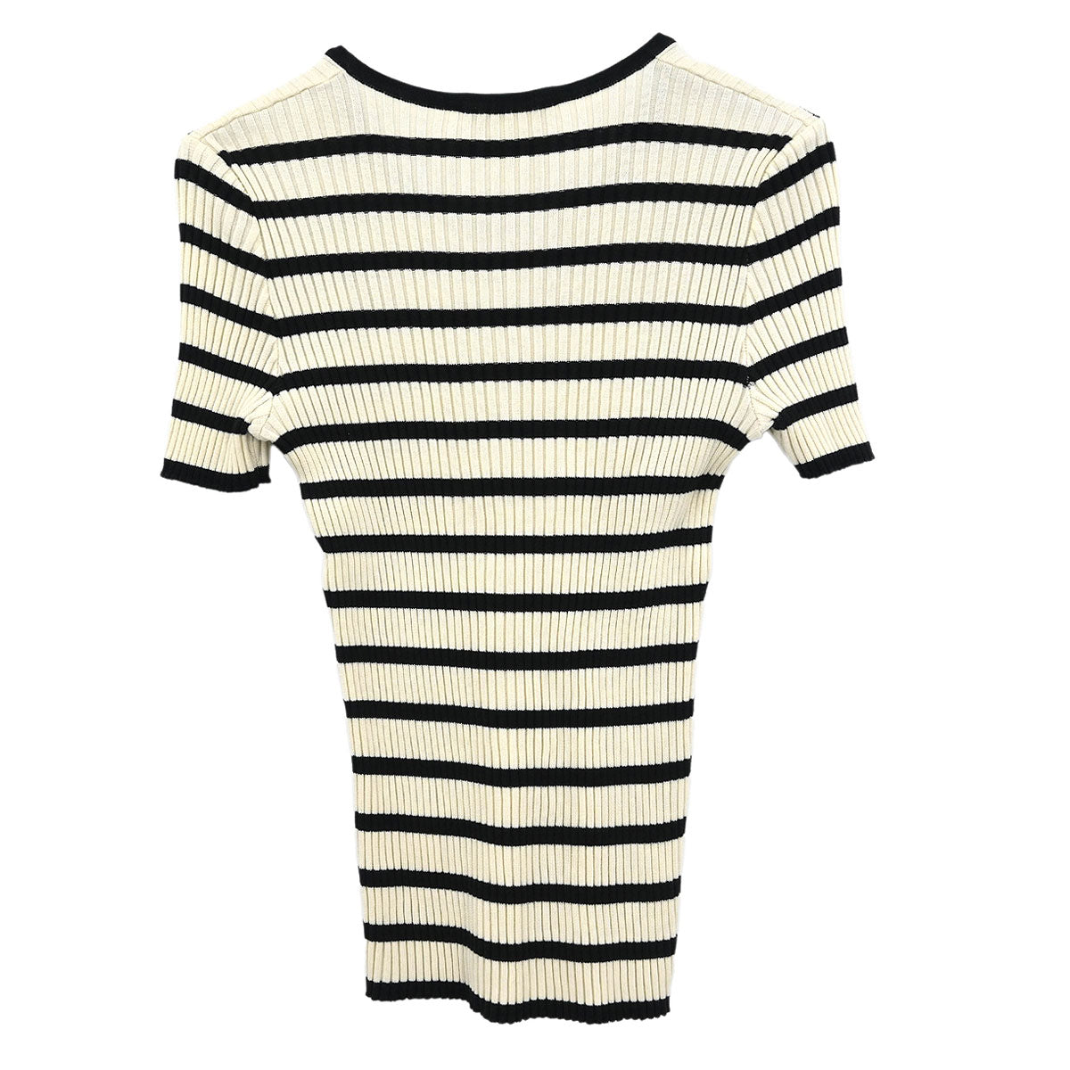 Chanel 1998 Short Sleeve Top White #40