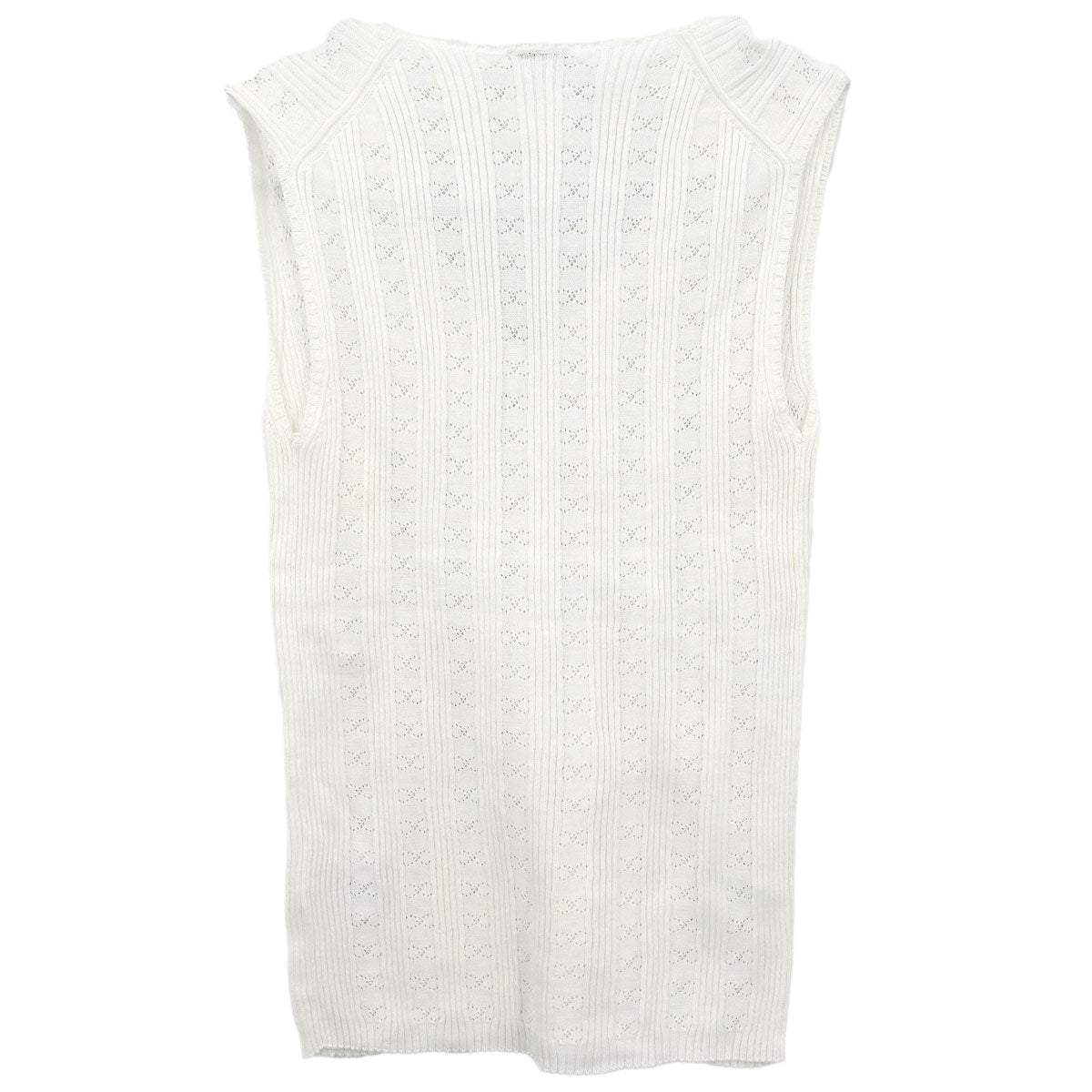 Chanel 2005 Sleeveless Tank Top White #38