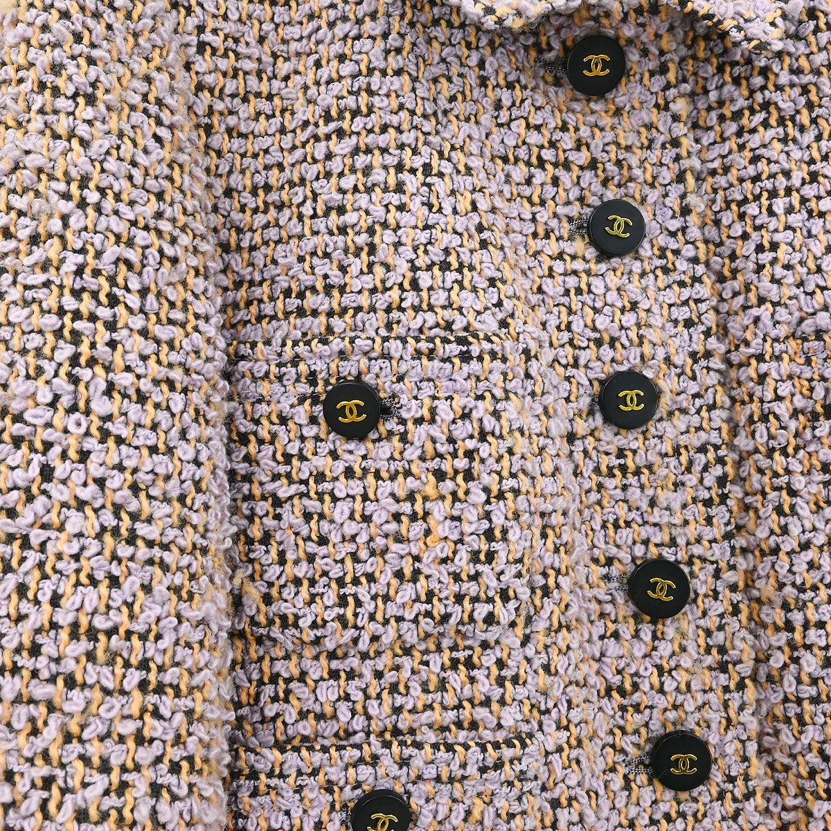 Chanel 1994 Single Breasted Jacket Purple #42