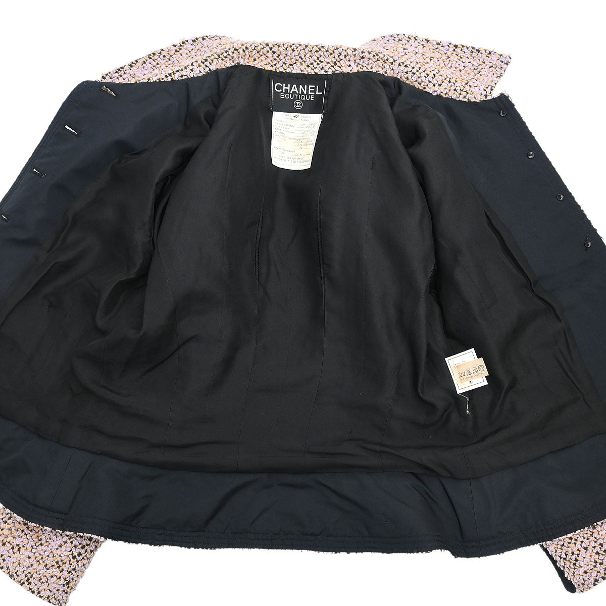 Chanel 1994 Single Breasted Jacket Purple #42