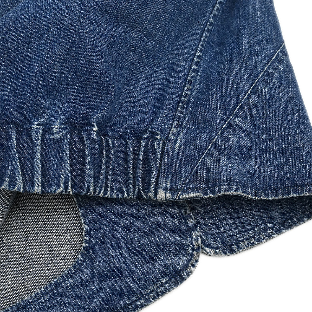 Chanel 2006 Collarless Denim Jacket Indigo #36