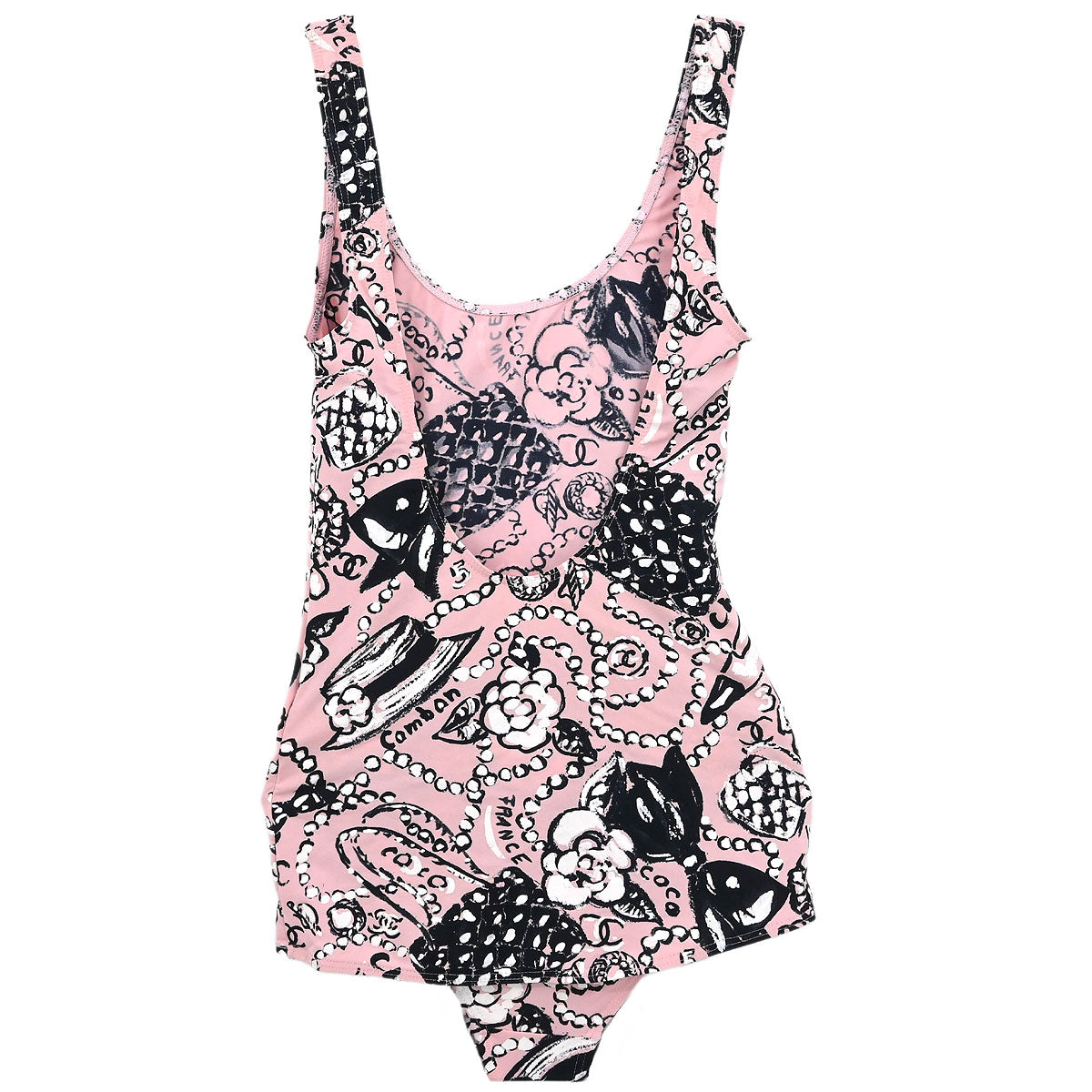 Chanel Swimwear Swimsuit Pink #34