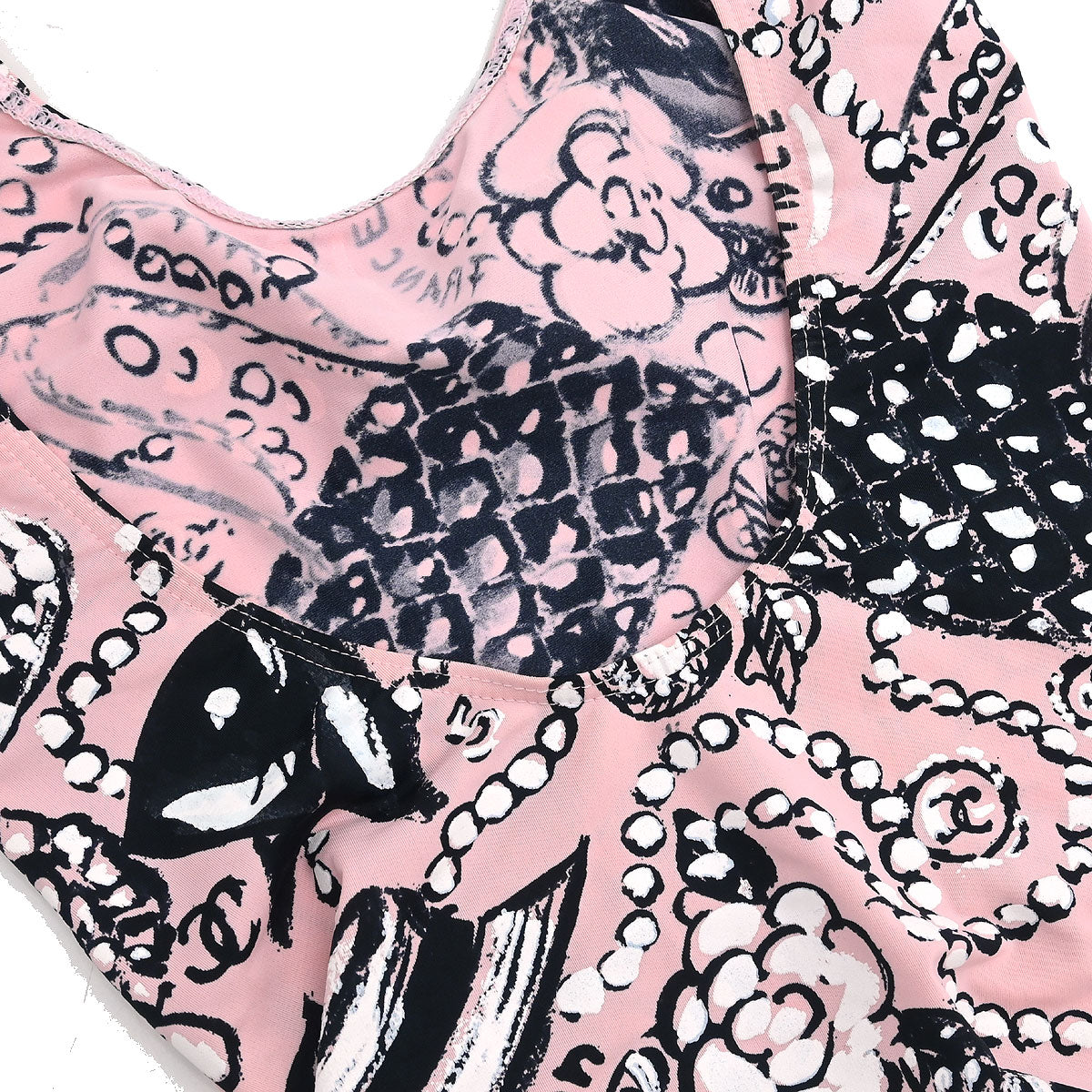 Chanel Swimwear Swimsuit Pink #34