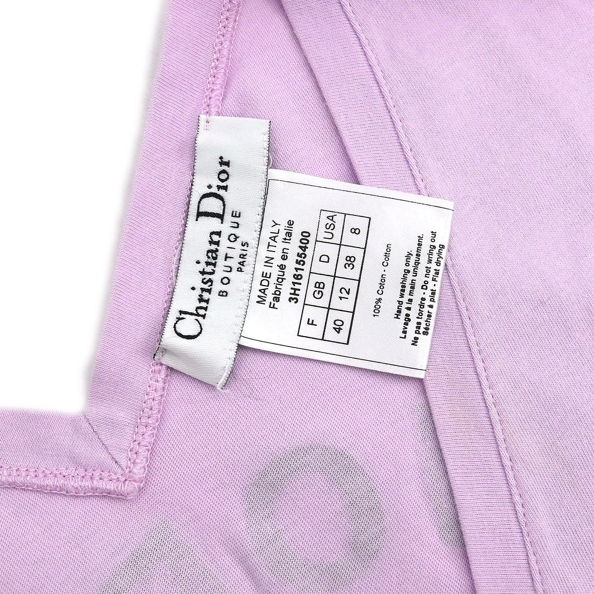 Christian Dior 2003 T-shirt Top Purple #40