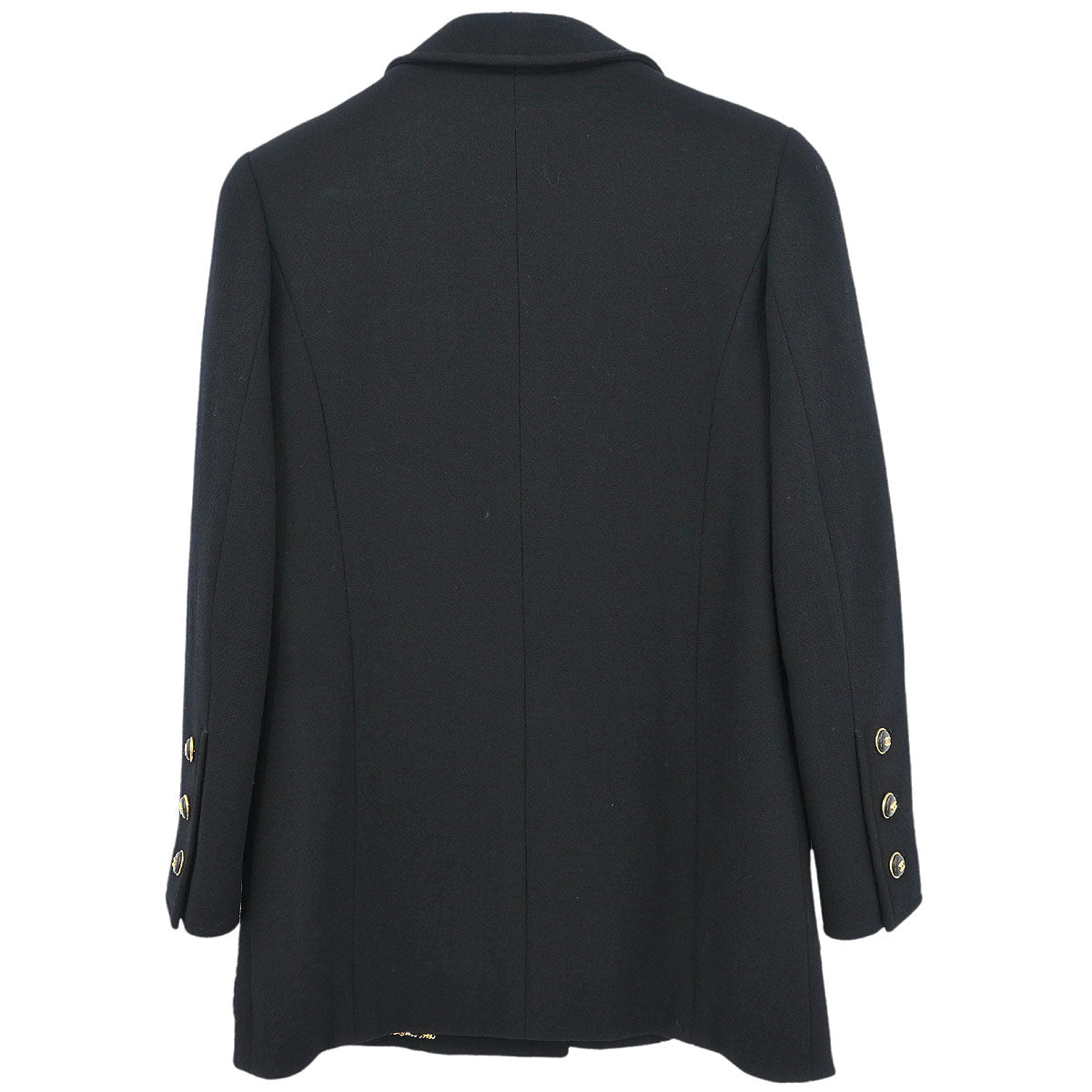 Chanel 1995 Single Breasted Jacket Black #38