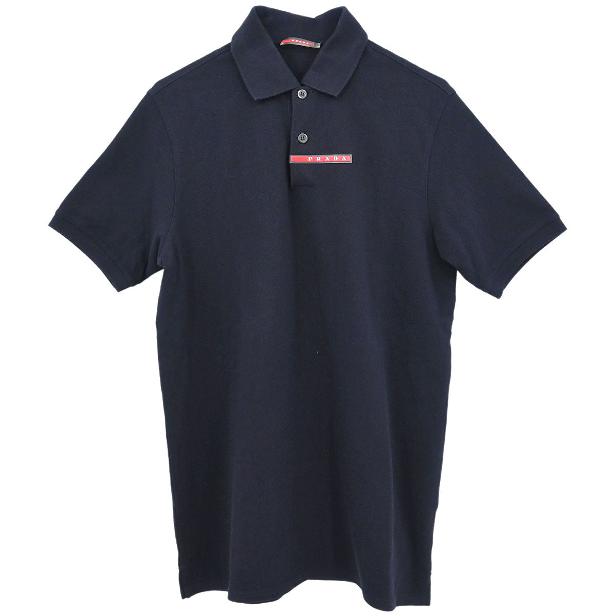 Prada Sport Polo Shirt Top Navy #S