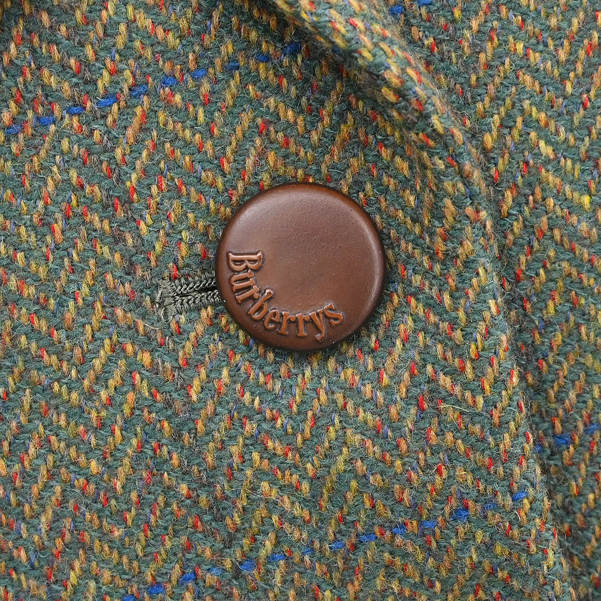 Burberrys Single Breasted Jacket Dark Green #36–38