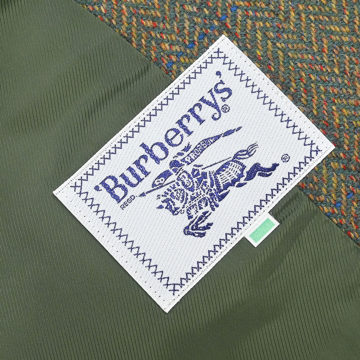 Burberrys Single Breasted Jacket Dark Green #36–38