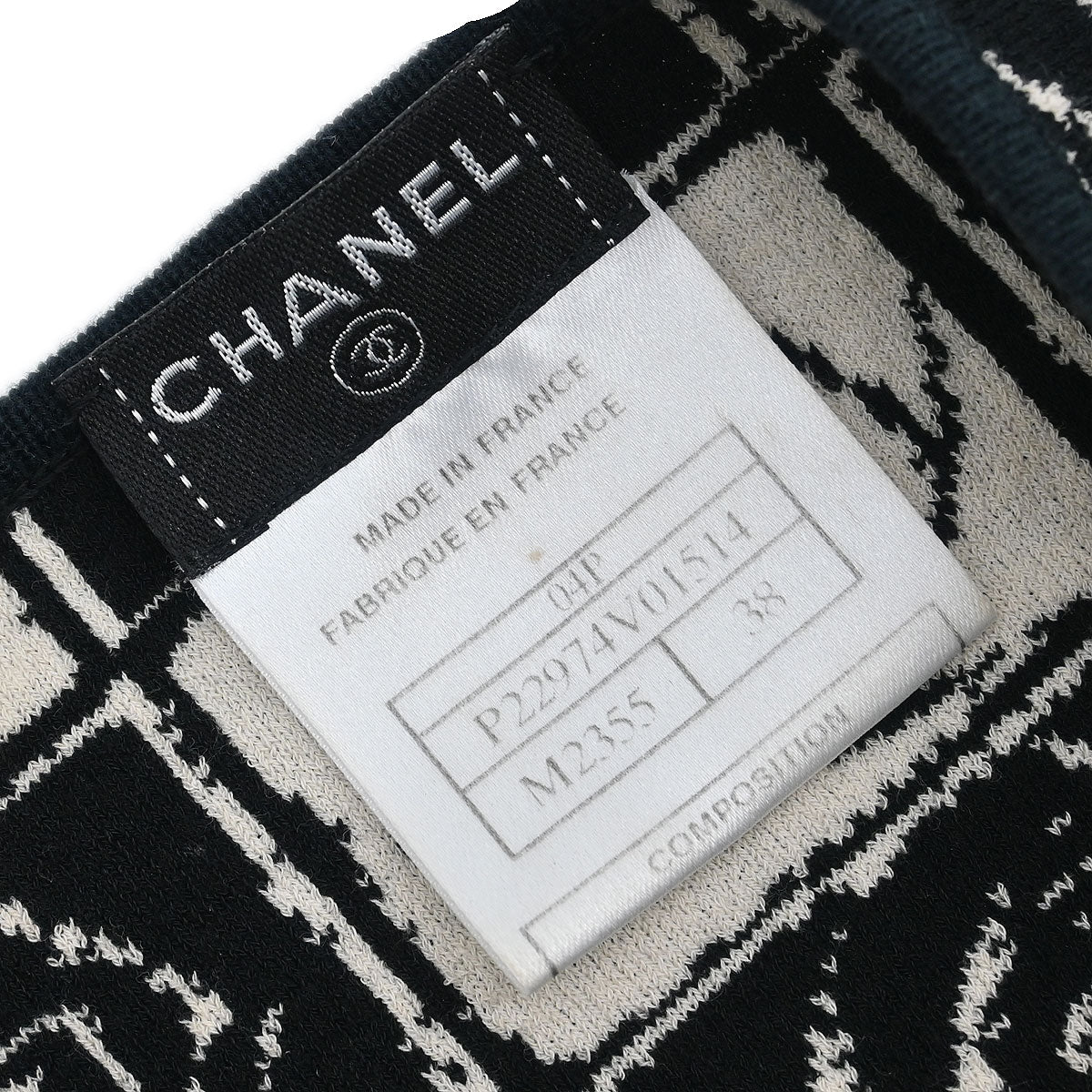 Chanel 2004 Sleeveless Tank Top Black #38