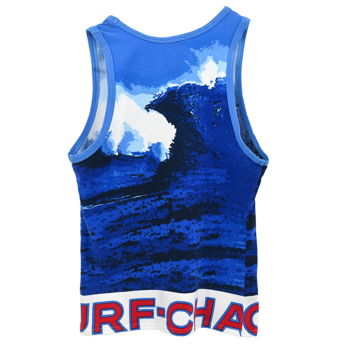 Chanel 2002 Surf Line Sleeveless Tank Top Blue #40