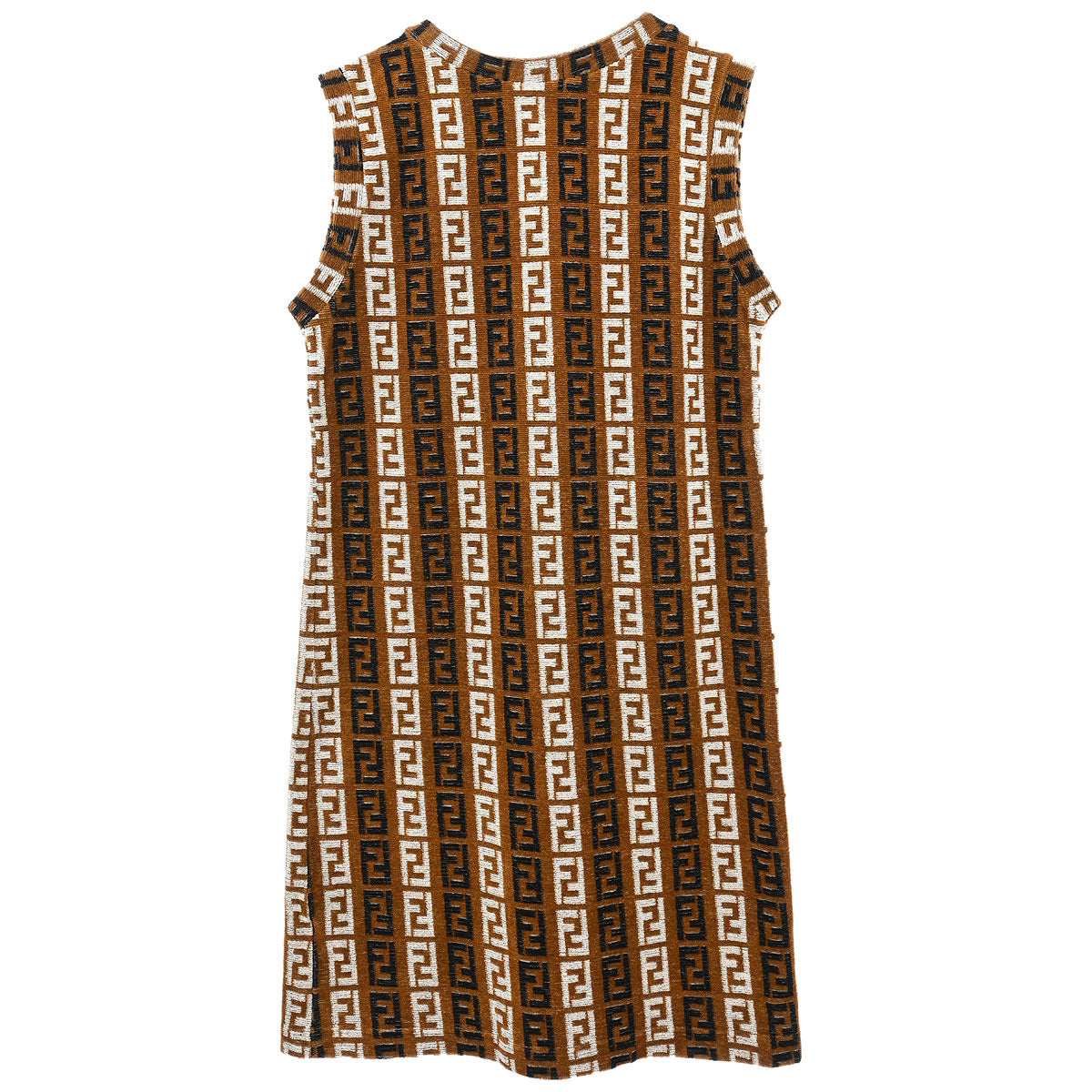 Fendi Sleeveless Dress Brown #42