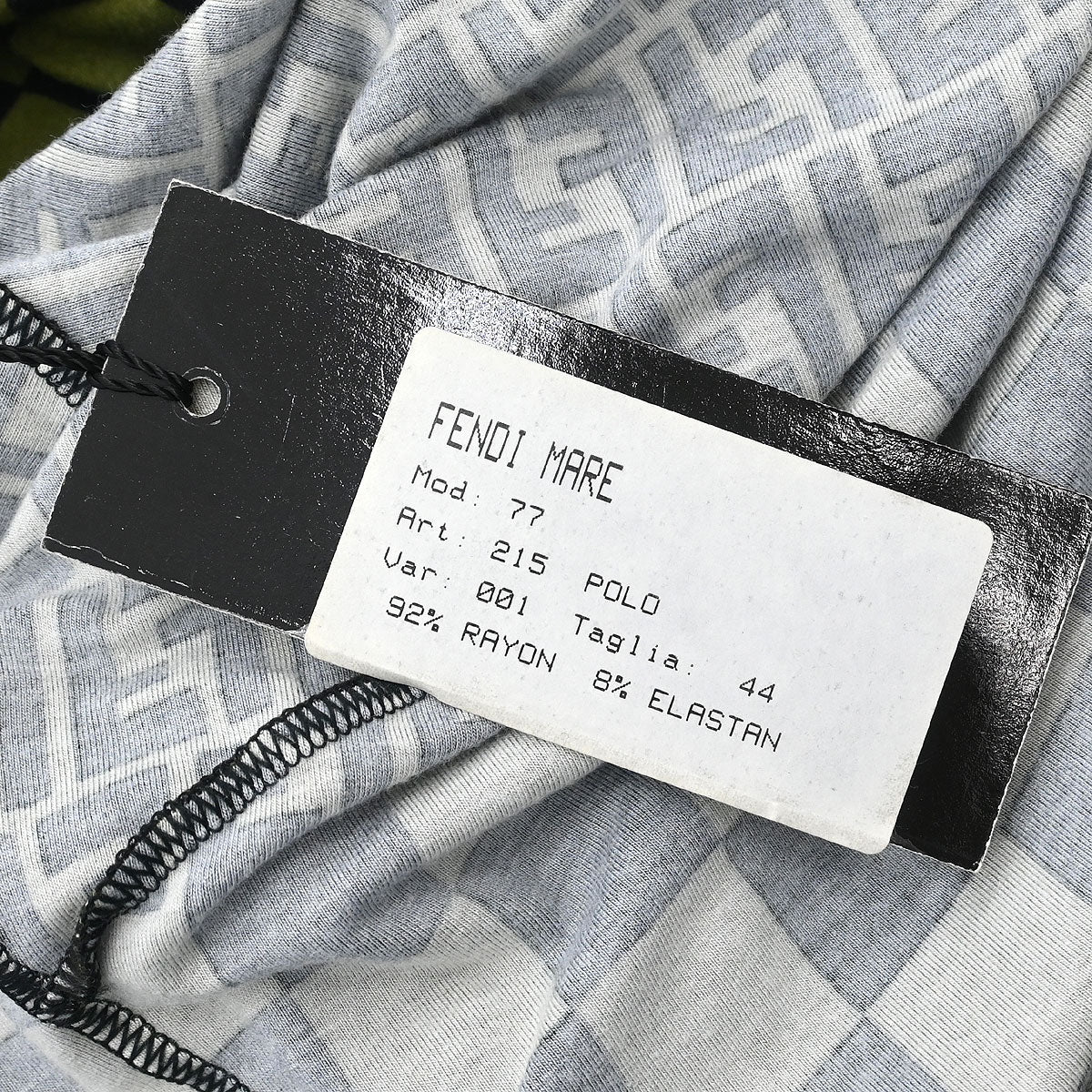 Fendi Polo Shirt Top Zucca Dark Green #44