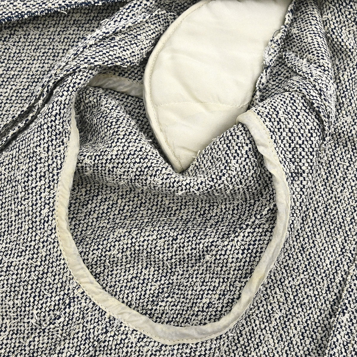 Chanel 1999 Single Breasted Jacket White Navy #40