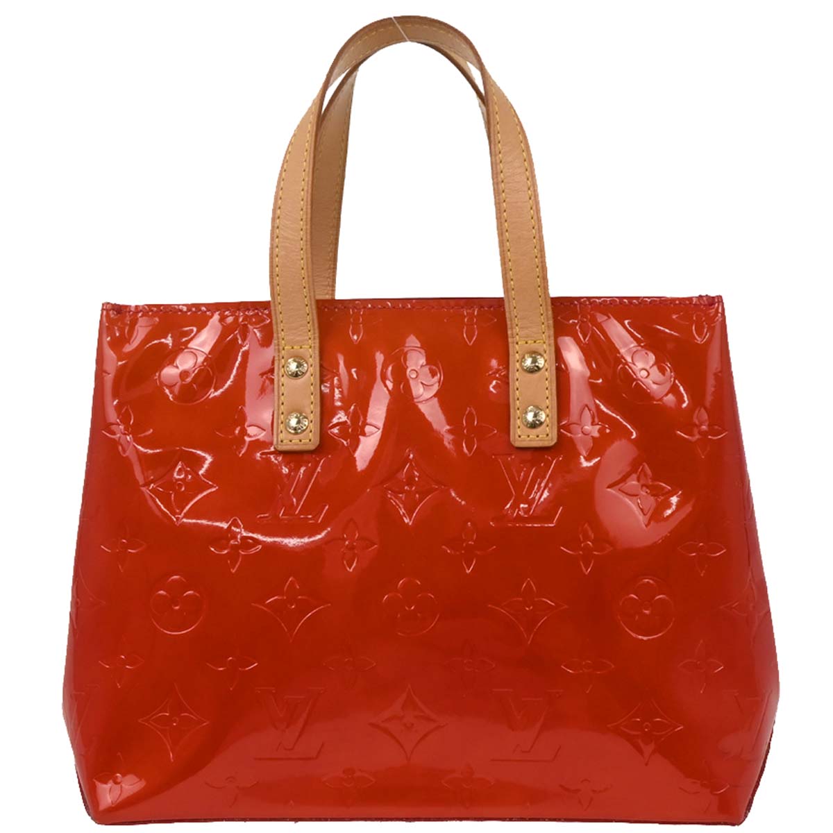 Louis Vuitton Red Vernis Reade PM Tote Handbag M91088