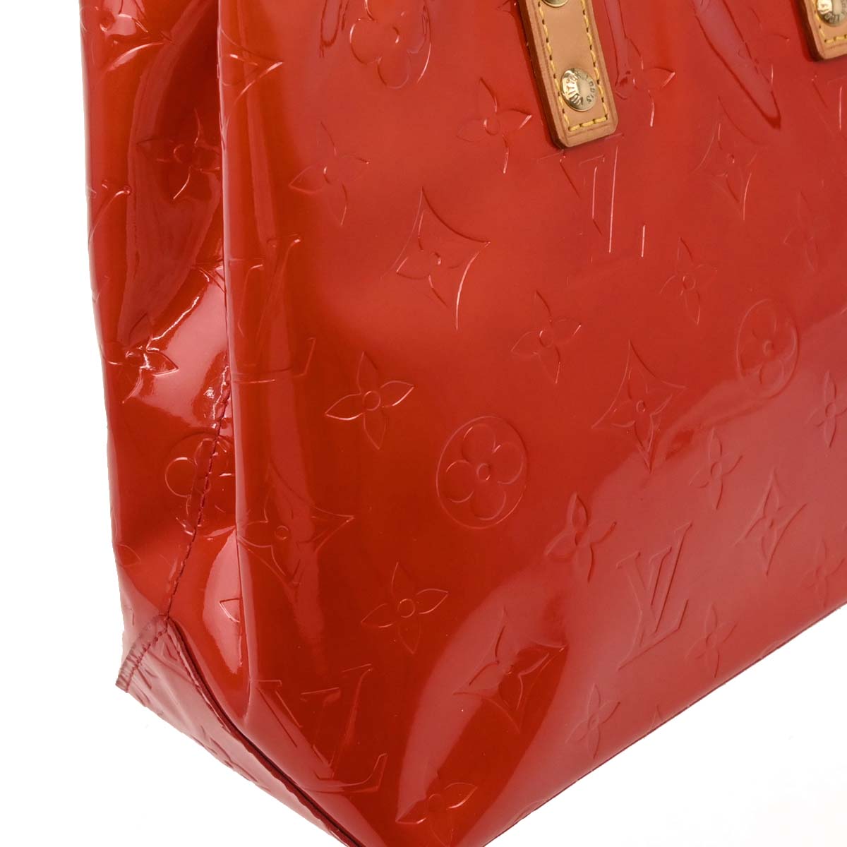 Louis Vuitton Red Vernis Reade PM Tote Handbag M91088