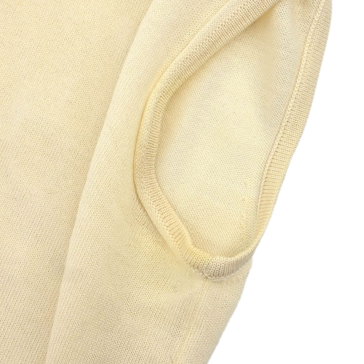 Hermes Ensemble Cardigan Sleeveless Top Off-white #XS