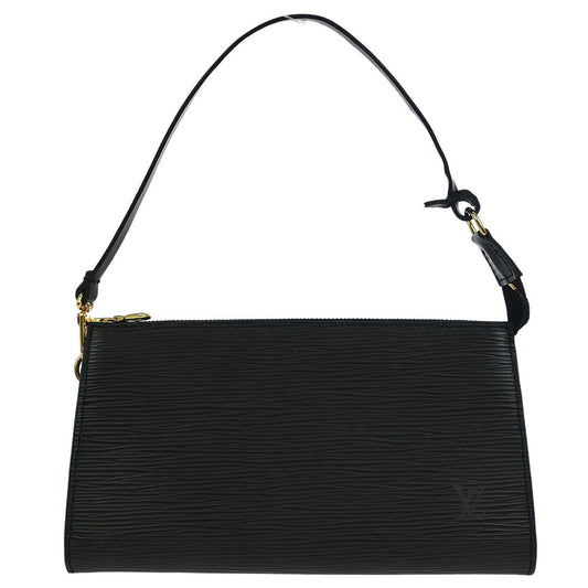 Louis Vuitton 1998 Black Epi Pochette Accessoires 21 Handbag M52942