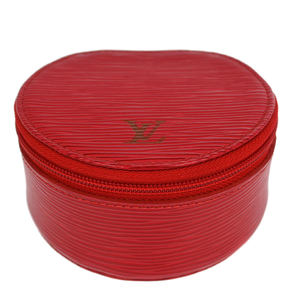 Louis Vuitton Red Epi Ecrin Bijou 10 Jewelry Case Pouch M48217