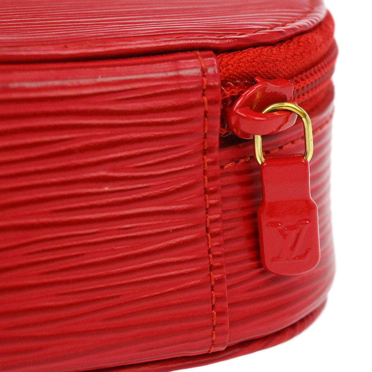 Louis Vuitton Red Epi Ecrin Bijou 10 Jewelry Case Pouch M48217