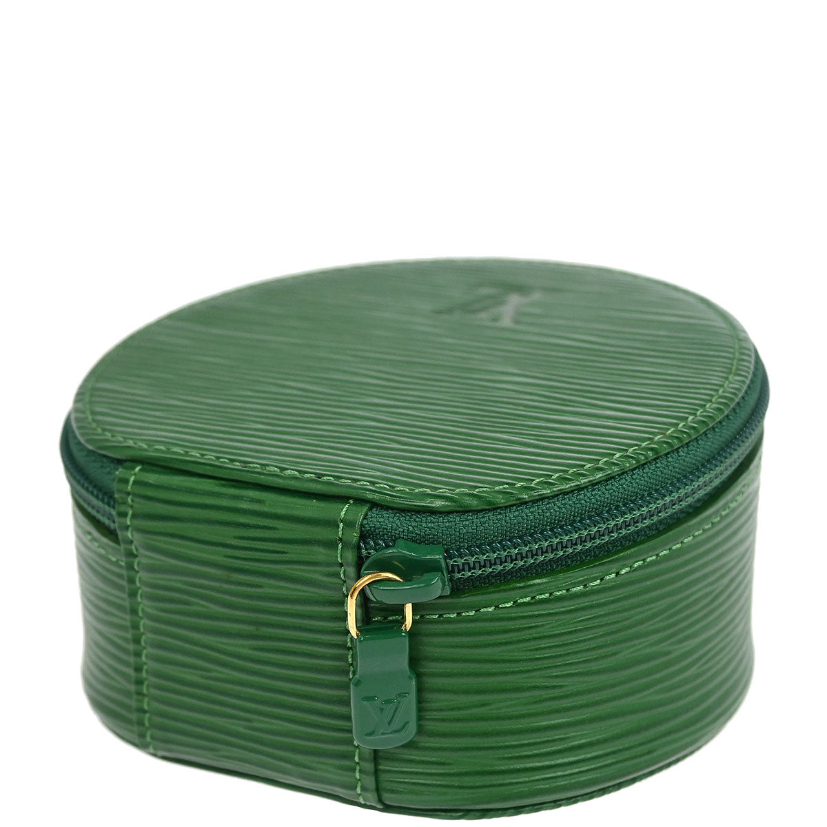 Louis Vuitton Green Epi Ecrin Bijou 10 Jewelry Case Pouch M48214