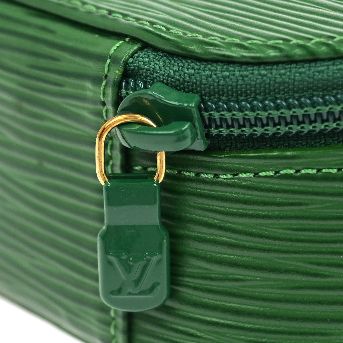 Louis Vuitton Green Epi Ecrin Bijou 10 Jewelry Case Pouch M48214