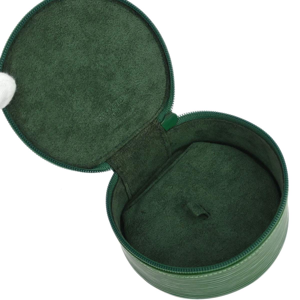Louis Vuitton Green Epi Ecrin Bijou 10 Jewelry Case Pouch M48214