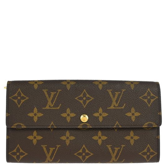 Louis Vuitton 2002 Monogram Portefeuille Sarah Purse Wallet M61734