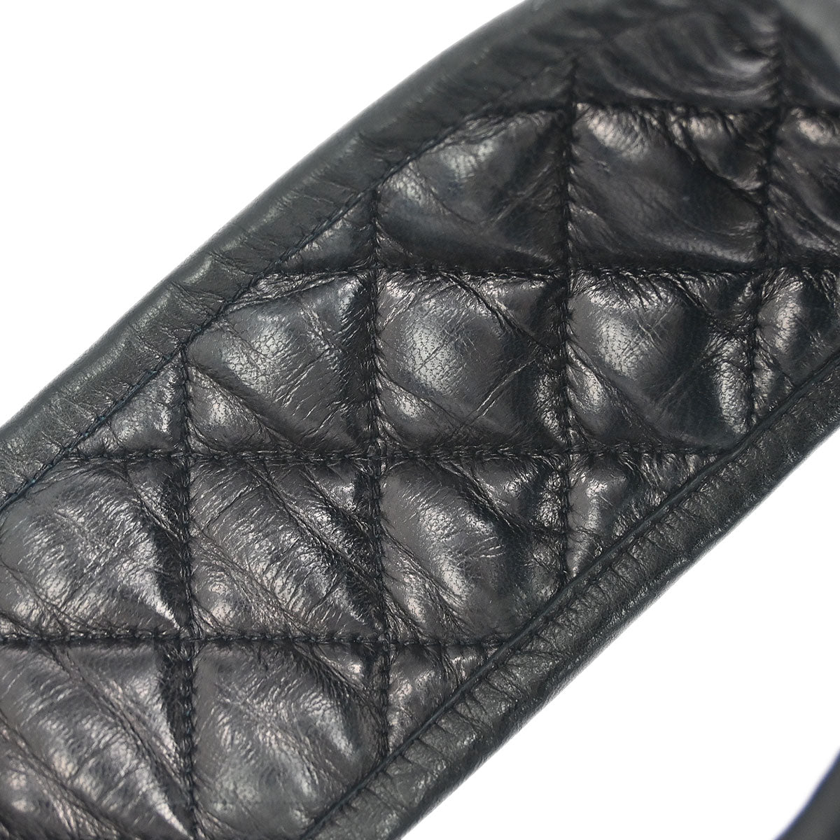Chanel Headband Hair Accessories Black Lambskin