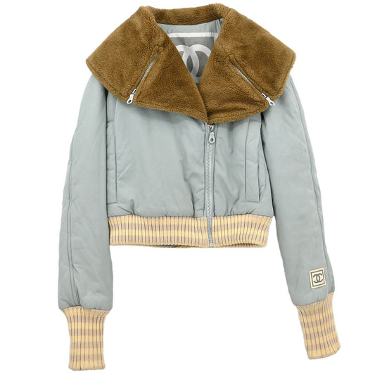 Chanel 2001 Sport Line Zip Up Jacket Light Blue #38