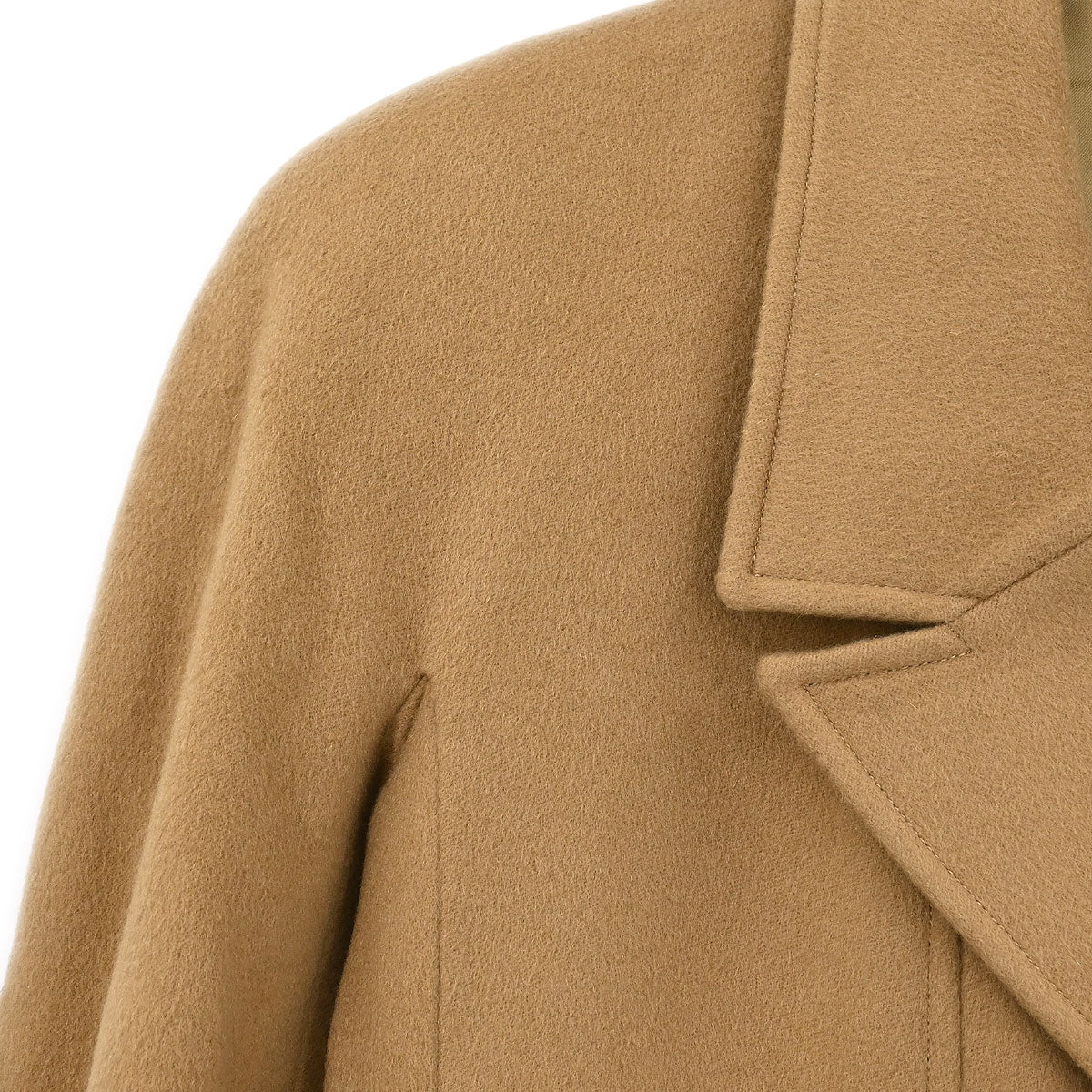 Chanel Double Breasted Jacket Beige
