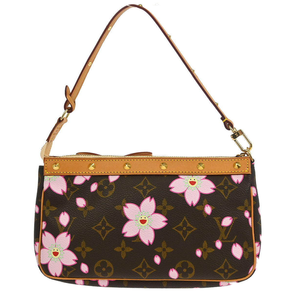 Louis Vuitton 2003 Cherry Blossom Pochette Accessoires Handbag M92006