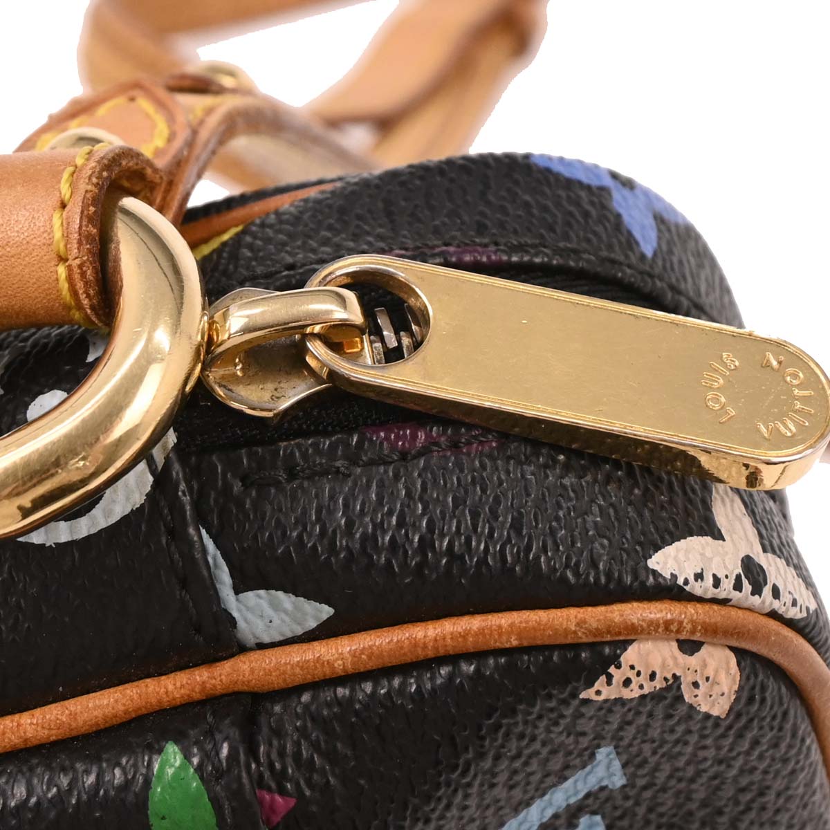 Louis Vuitton 2005 Black Monogram Multicolor Rift Shoulder Bag M40056