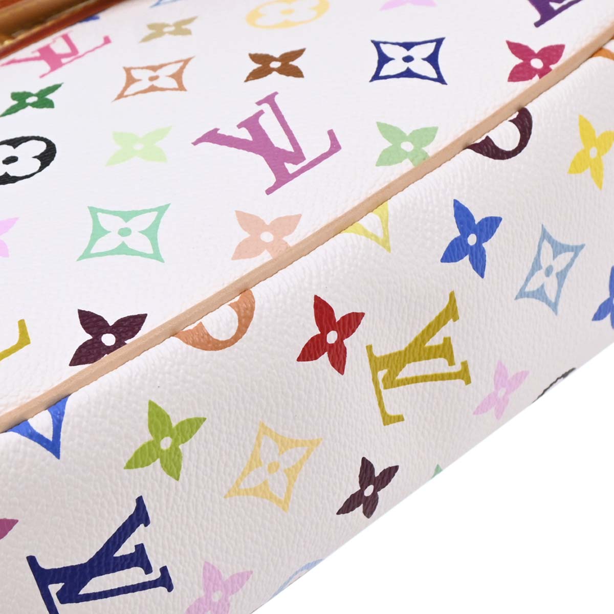 Louis Vuitton 2004 White Monogram Multicolor Sologne M92661