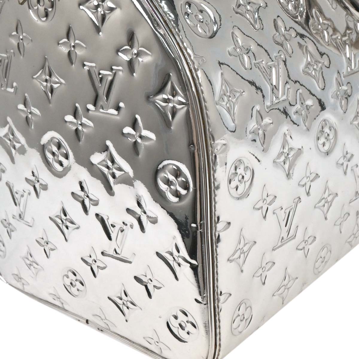 Louis Vuitton 2008 Silver Monogram Miroir Speedy 35 Handbag M95786
