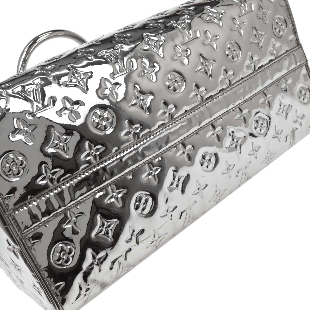 Louis Vuitton 2008 Silver Monogram Miroir Speedy 35 Handbag M95786