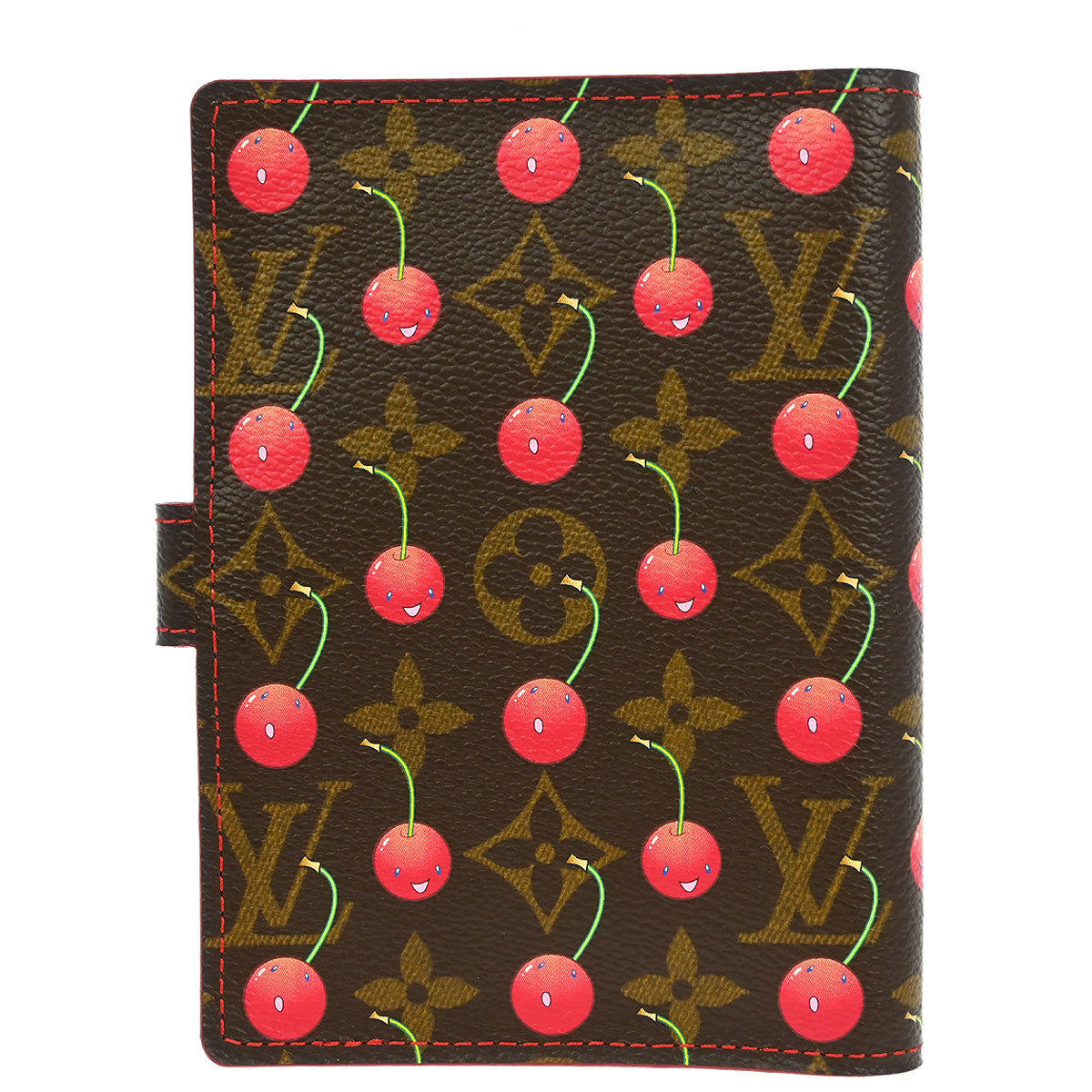 Louis Vuitton 2005 Monogram Cherry Agenda PM Note Book Cover R21023
