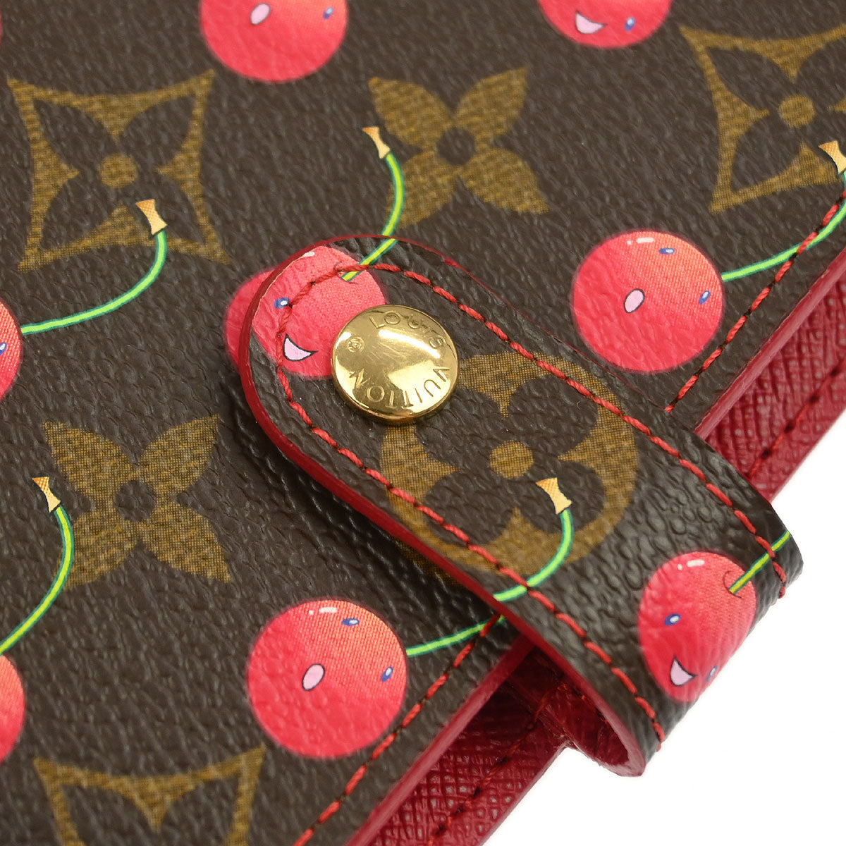 Louis Vuitton 2005 Monogram Cherry Agenda PM Note Book Cover R21023
