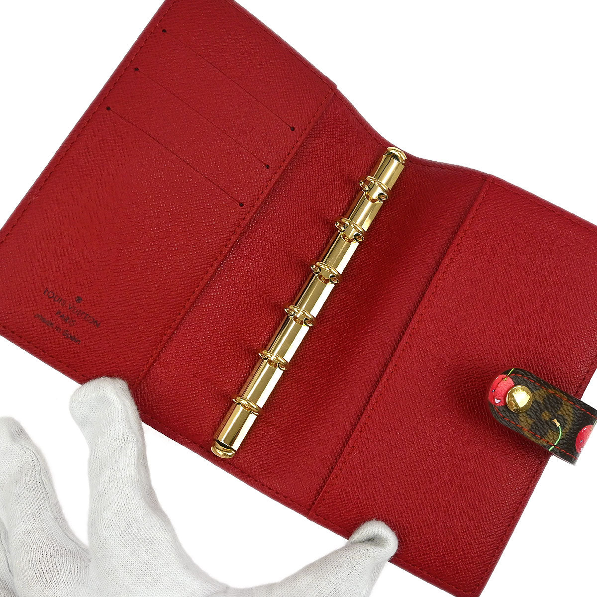 Louis Vuitton 2005 Monogram Cherry Agenda PM Note Book Cover R21023