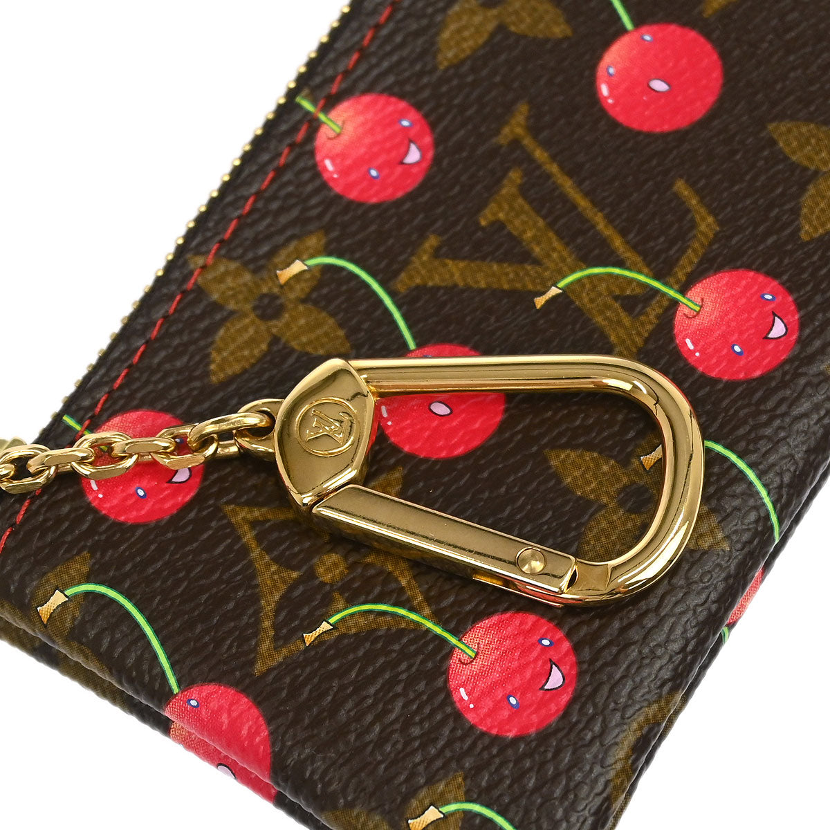 Louis Vuitton 2005 Cherry Pochette Cles Coin Purse Wallet M95042