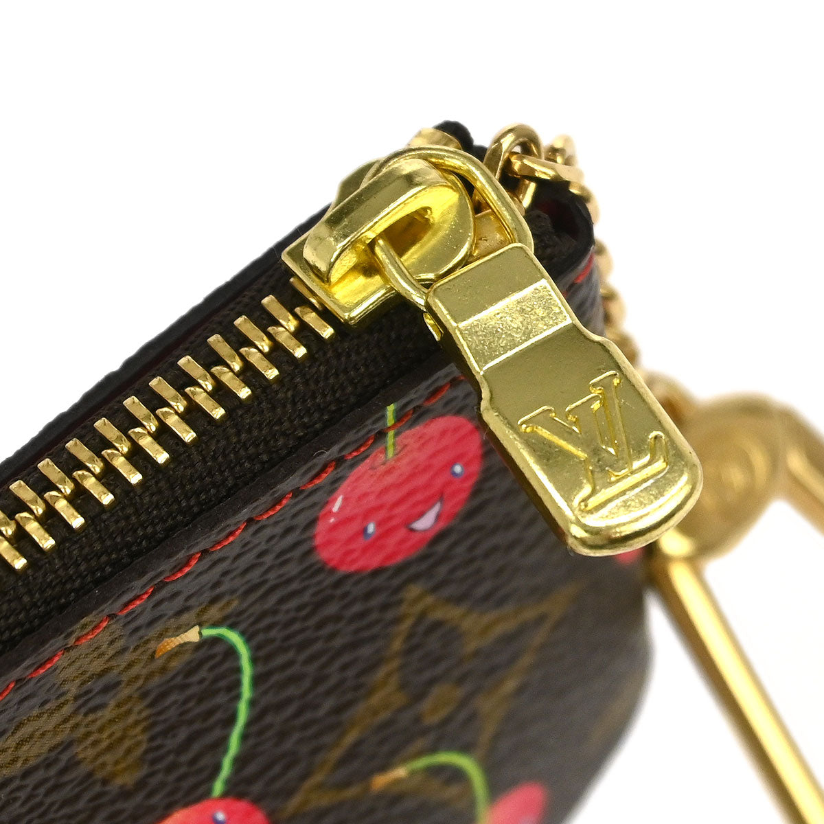 Louis Vuitton 2005 Cherry Pochette Cles Coin Purse Wallet M95042