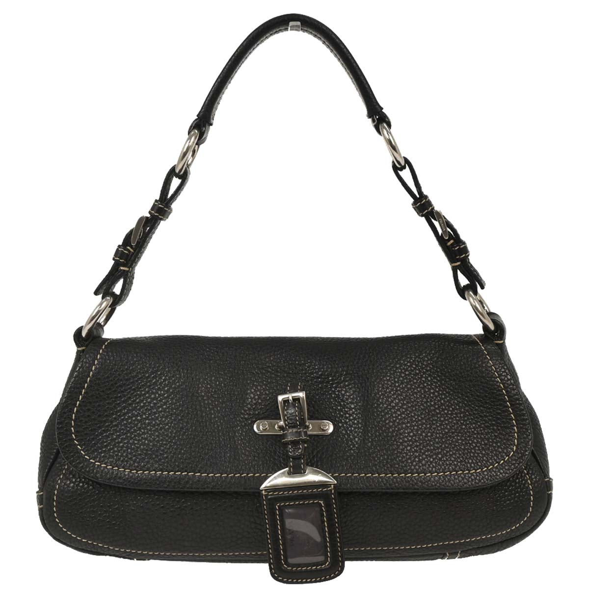 Prada Black Leather Handbag