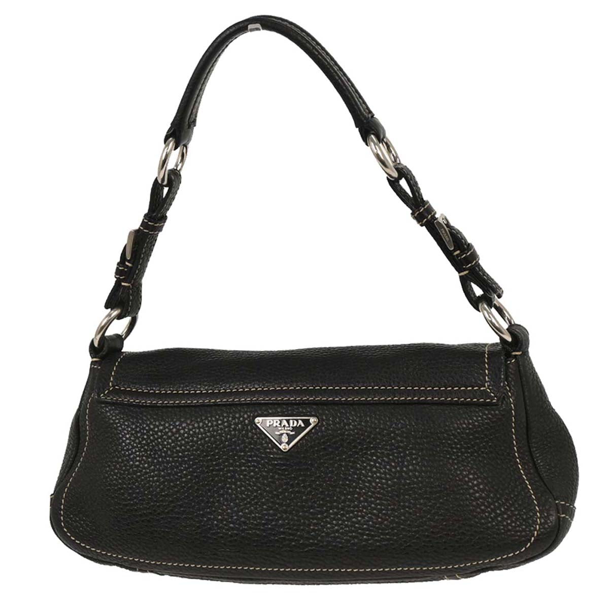 Prada Black Leather Handbag