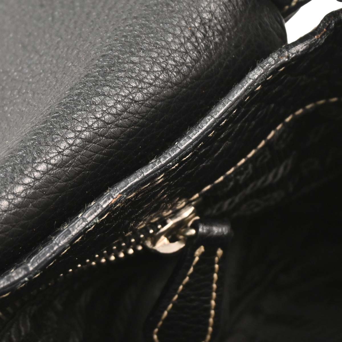 Prada Black Leather Handbag