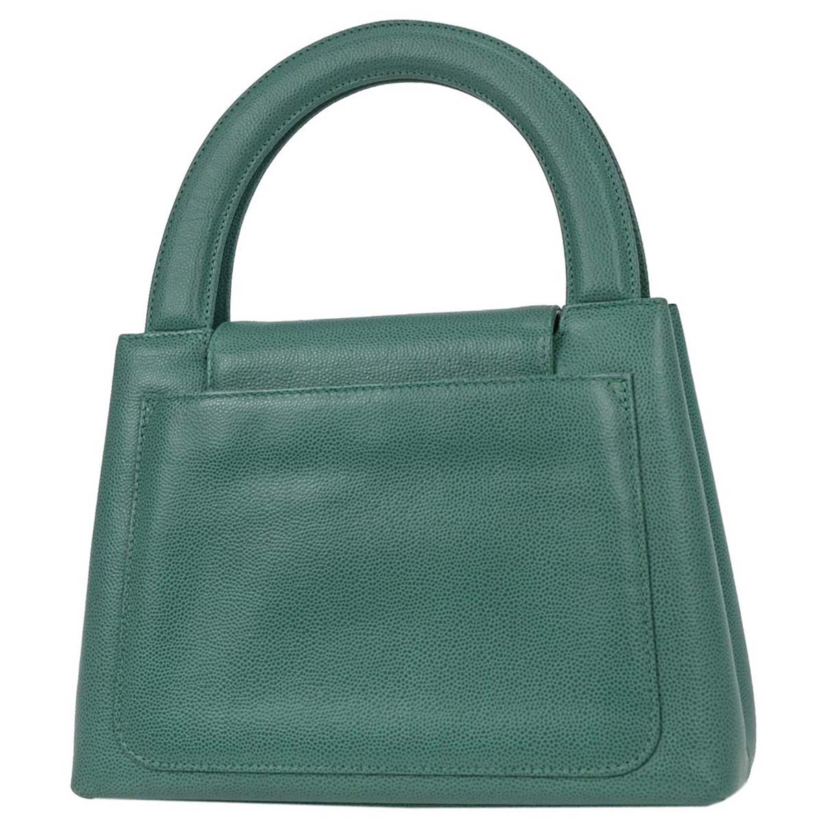 Chanel 1997-1999 Green Caviar Handbag