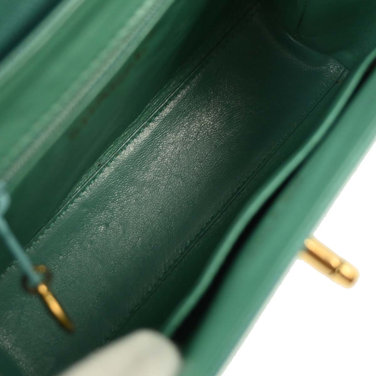 Chanel 1997-1999 Green Caviar Handbag