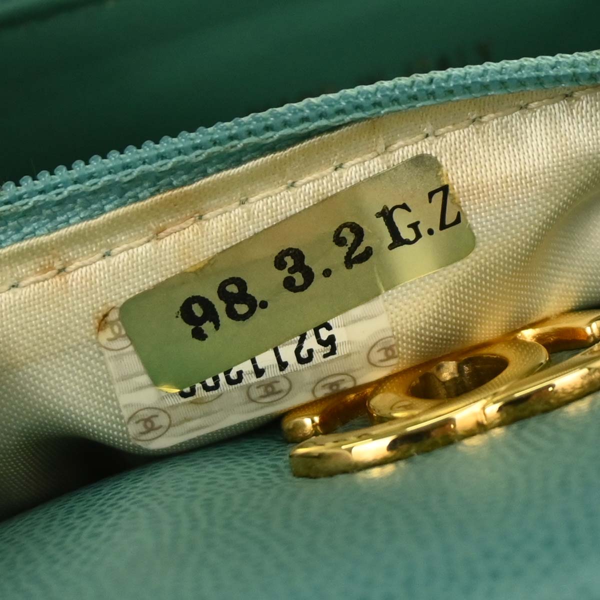 Chanel 1997-1999 Green Caviar Handbag