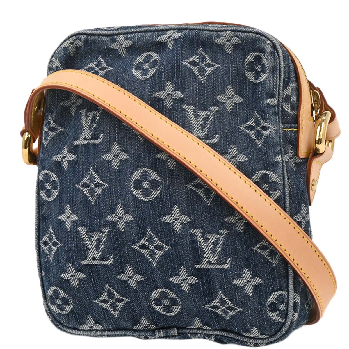 Louis Vuitton 2007 Monogram Denim Camera Bag M95348
